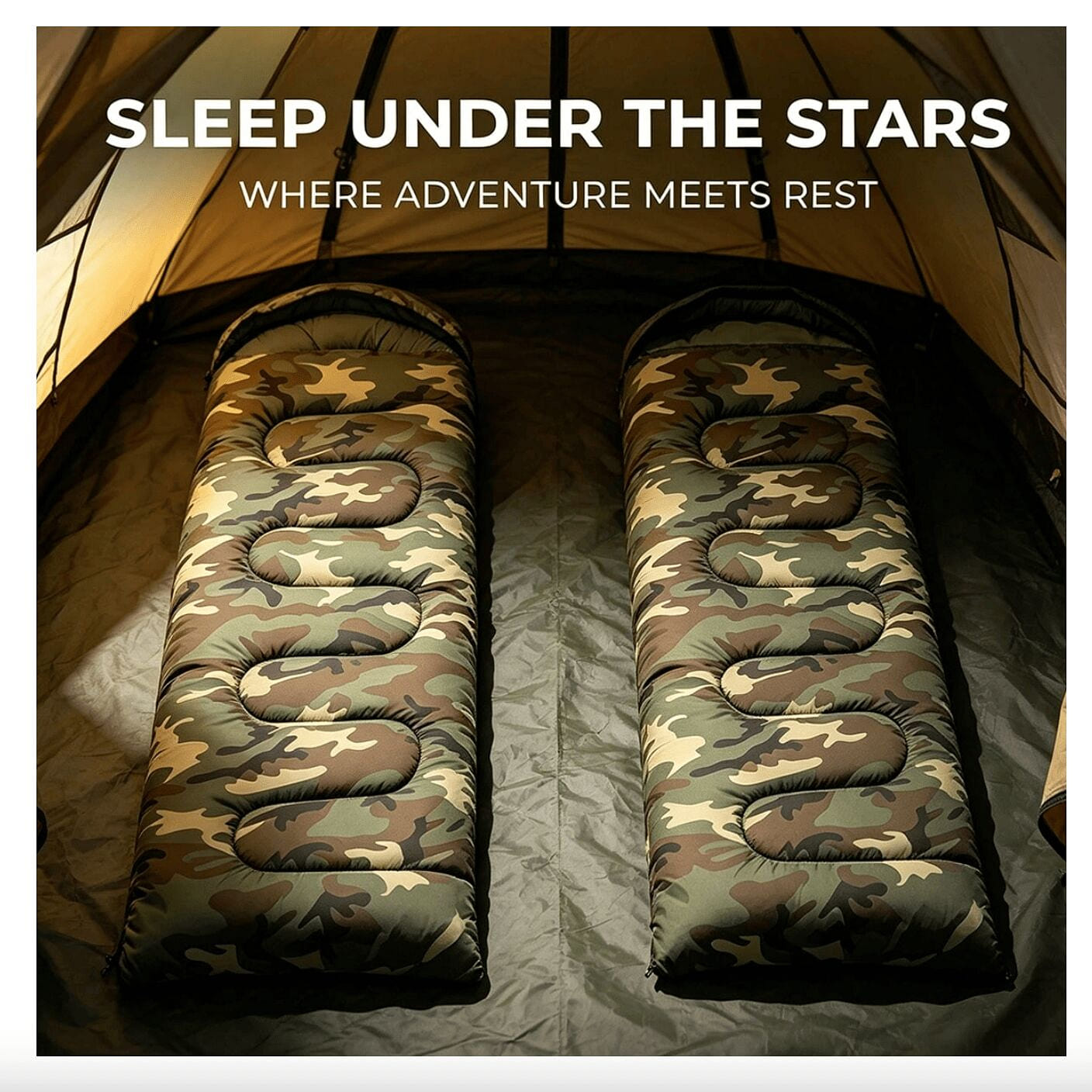 2Pcs Thermal Windproof Polyester Envelope Sleepin 2 pack