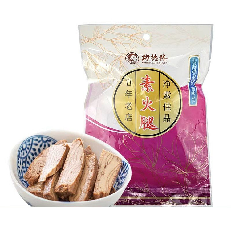 功德林 素火腿 上海素食卤味 100g*2袋