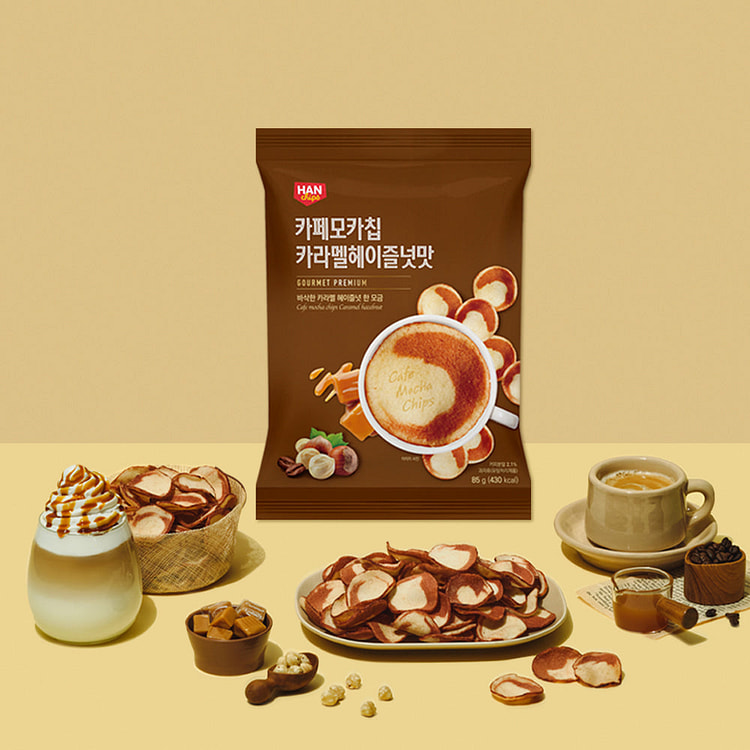 Tigaktaegak 咖啡味 摩卡薯片 85g 焦糖榛子味