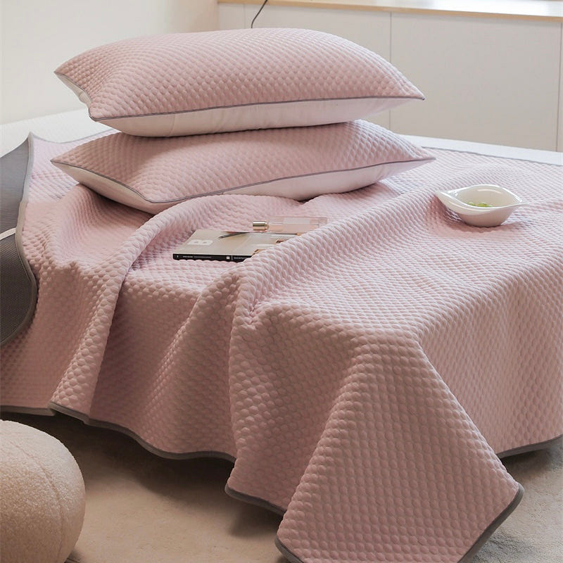 Cool Mat 3Pcs Set(2 pillowcases) Pink-Queen 2000 グラム