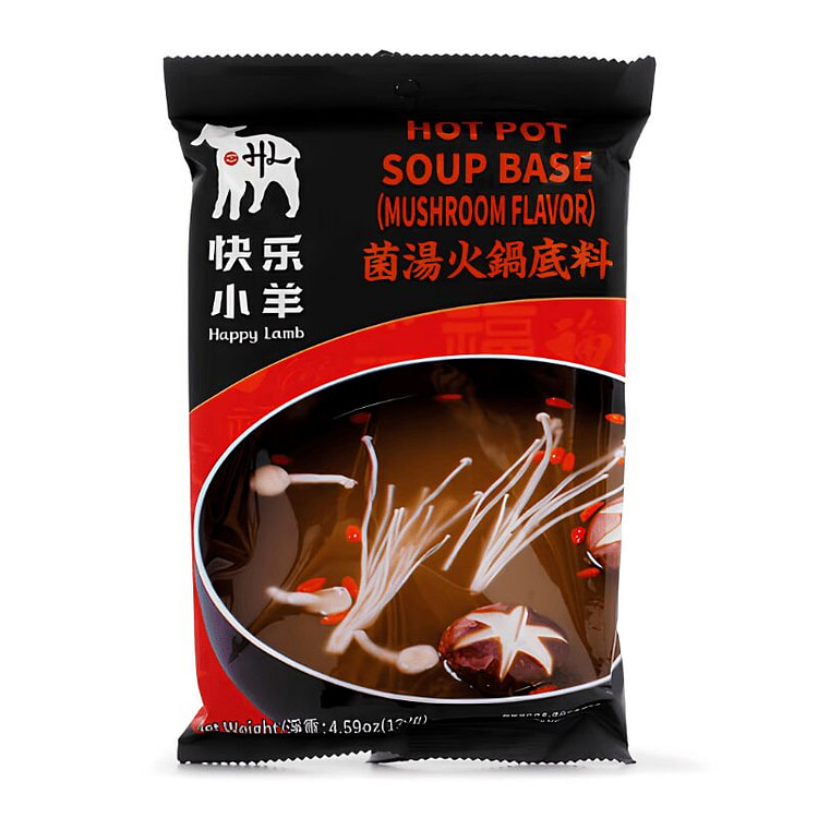 Happy Lamb Mushroom Hot Pot Soup Base 1 each (min 2)