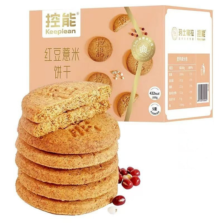 【DGI】控能无糖精红豆薏米饼干 1箱