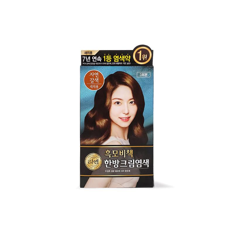 REEN Hair Color Cream Natural Brown 1 箱
