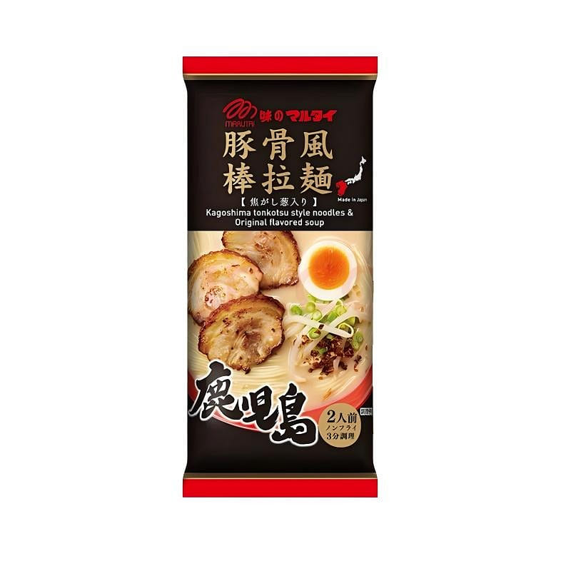 Japanese Kagoshima Ramen Tonkotsu Flavor 2 serving 1 each
