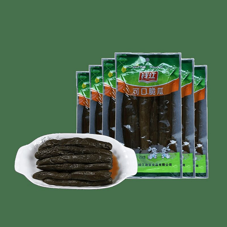 Qianjiang Brand Tasty Pickled Cucumbers 258g 258 g