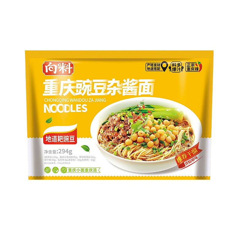 向料豌豆杂酱面294g*1袋