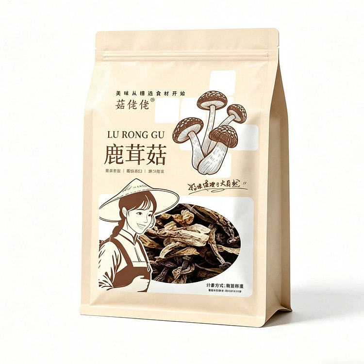 50g of dried deer antler mushrooms for soup 50 g