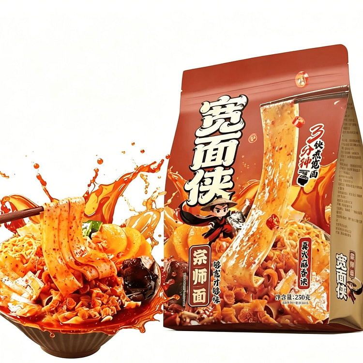 Spicy Wide Noodle Instant Noodles 250g 250 g