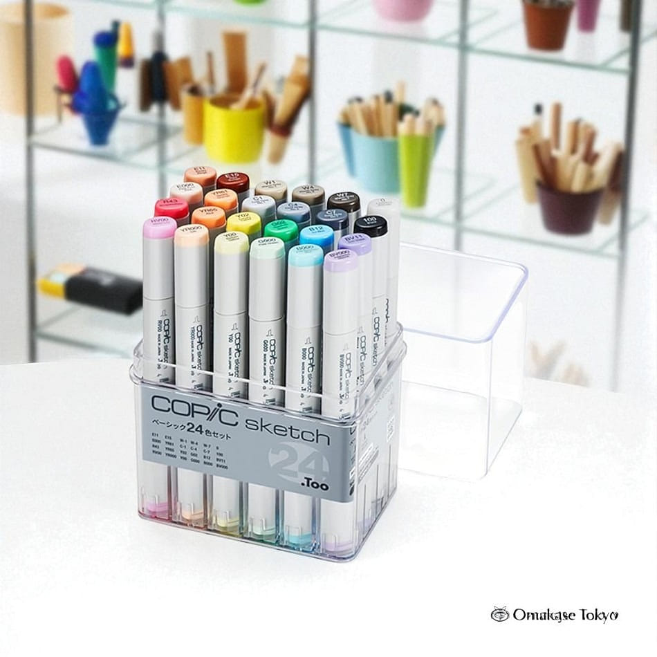 Copic Sketch Basic Set -24 Colors 530 g