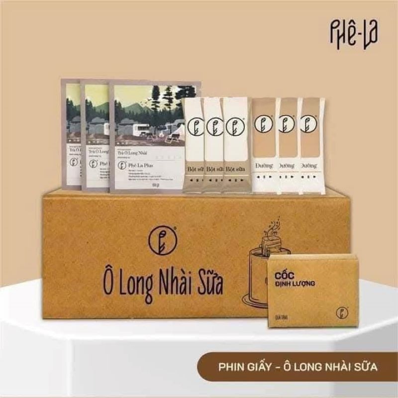 乌龙茉莉奶夹心纸咖啡 Wū lóng mòlì 10 把