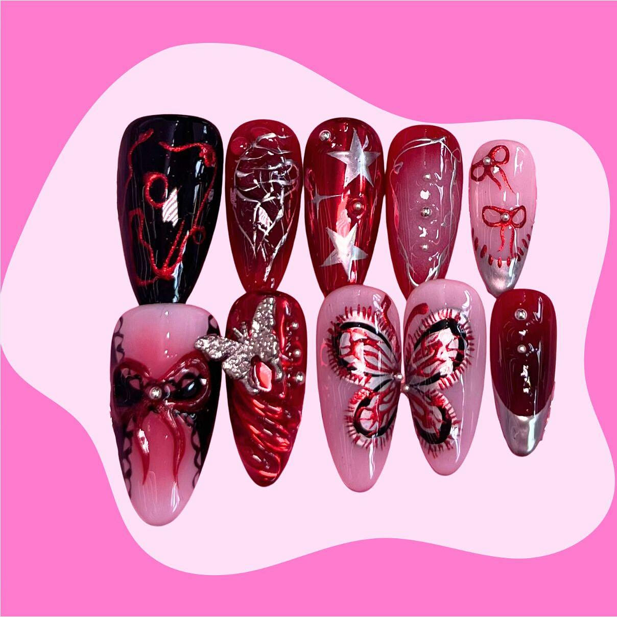 Chromed Butterfly Small 1 each