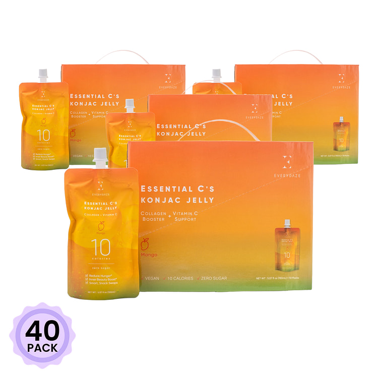Everydaze Essential C 胶原蛋白 维生素C 果冻 芒果味 150 毫升*40 包
