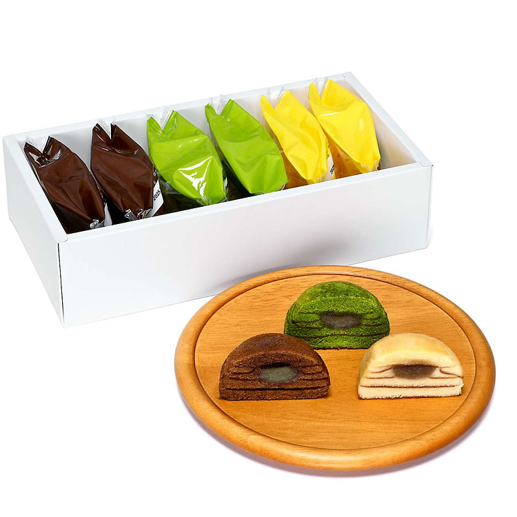Yamadaya Kuchen Assortment -Chocolate Flavor 6 pcs 1 box