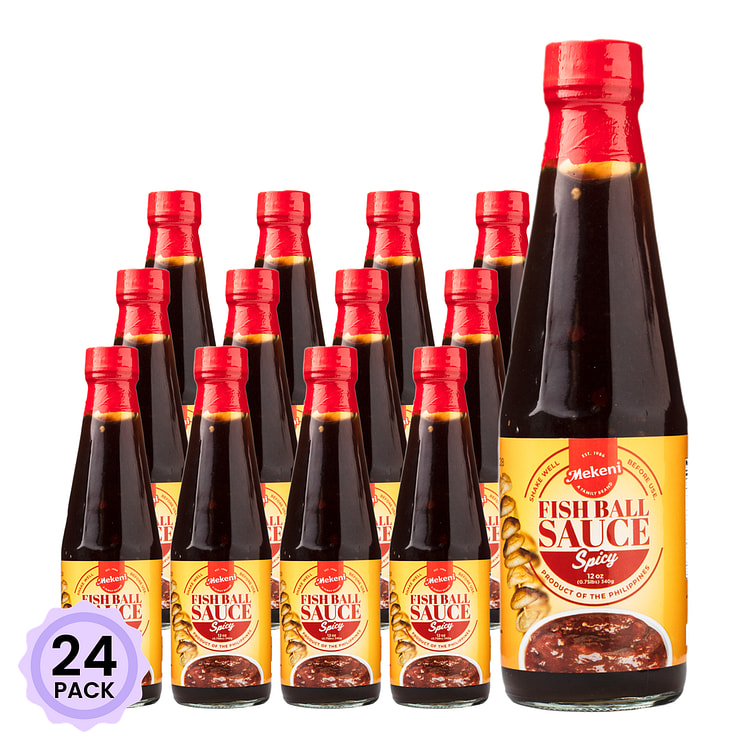 Mekeni 香辣鱼丸酱 12 盎司*24 包