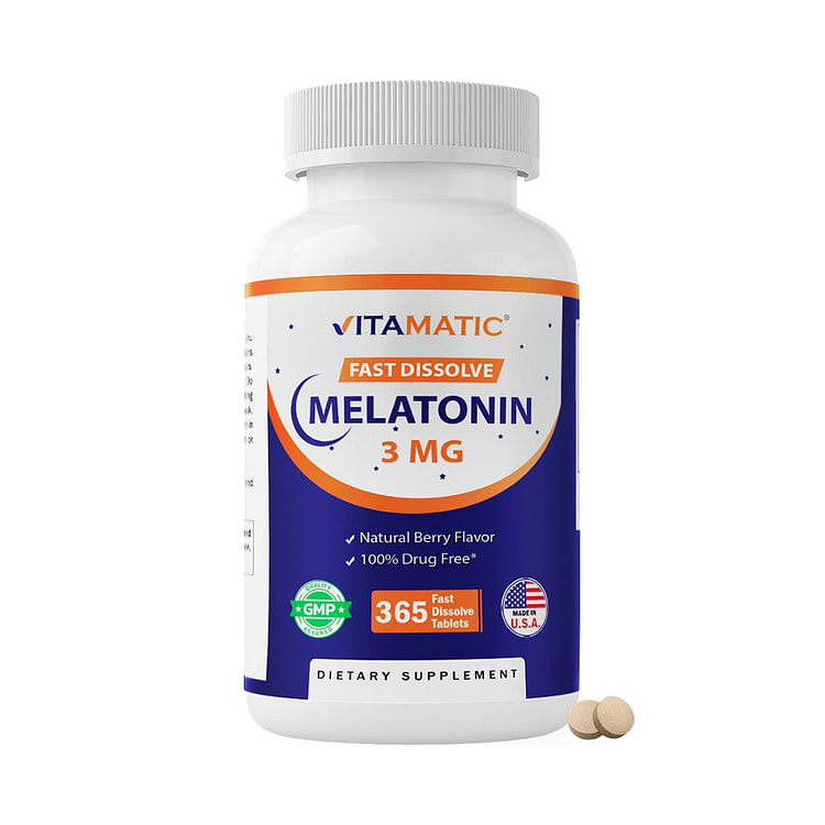 Melatonin 3mg - 365 Fast Dissolve Tablets