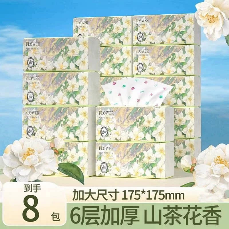 Camellia fragrance tissue paper*8 packs 8 count