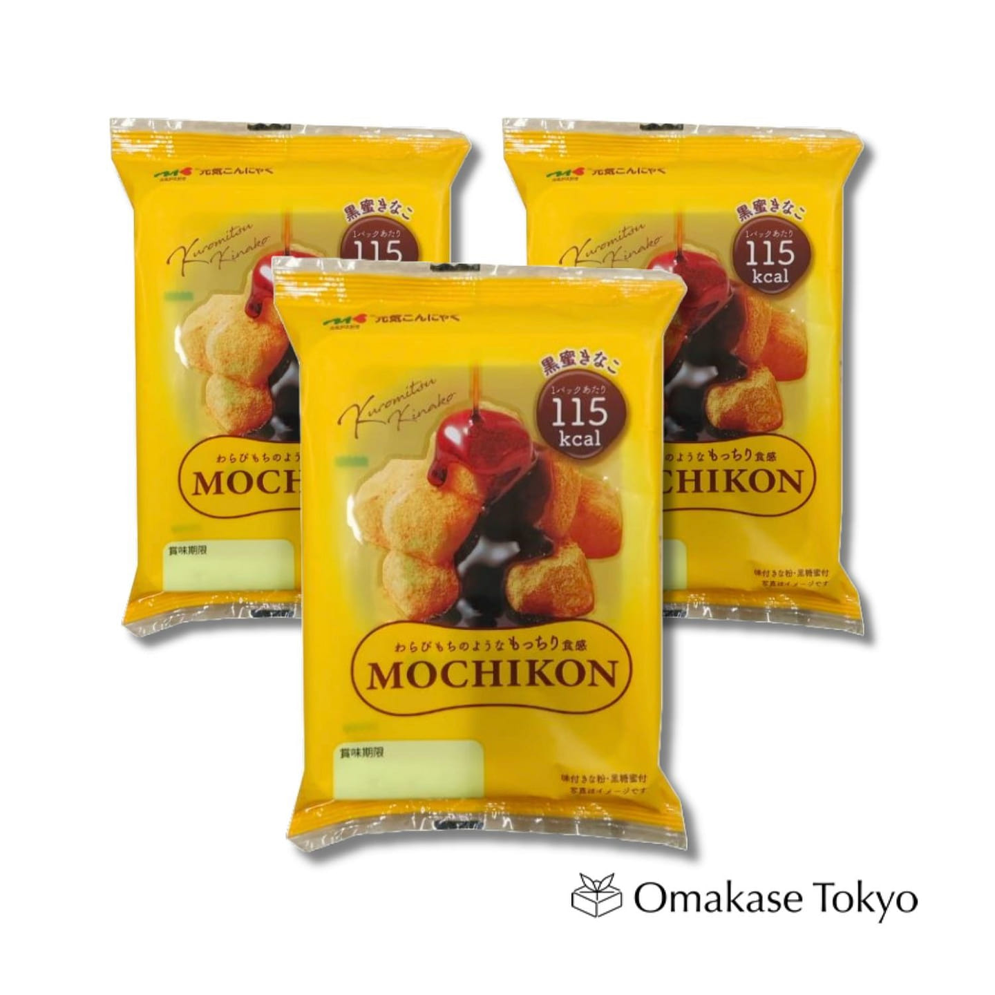 Mochikon 黑光 Kinako(3 件装) 100 克