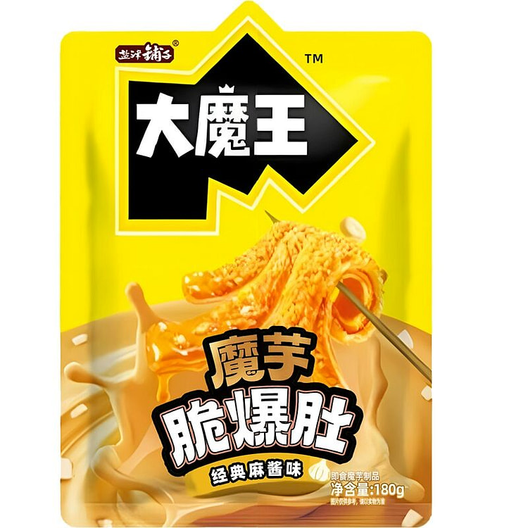 盐津铺子大魔王魔芋脆爆肚经典麻酱味