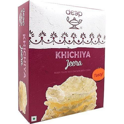 Deep Khichiya – Rice Crackers – Jeera (Cumin), 7 oz box 7 oz