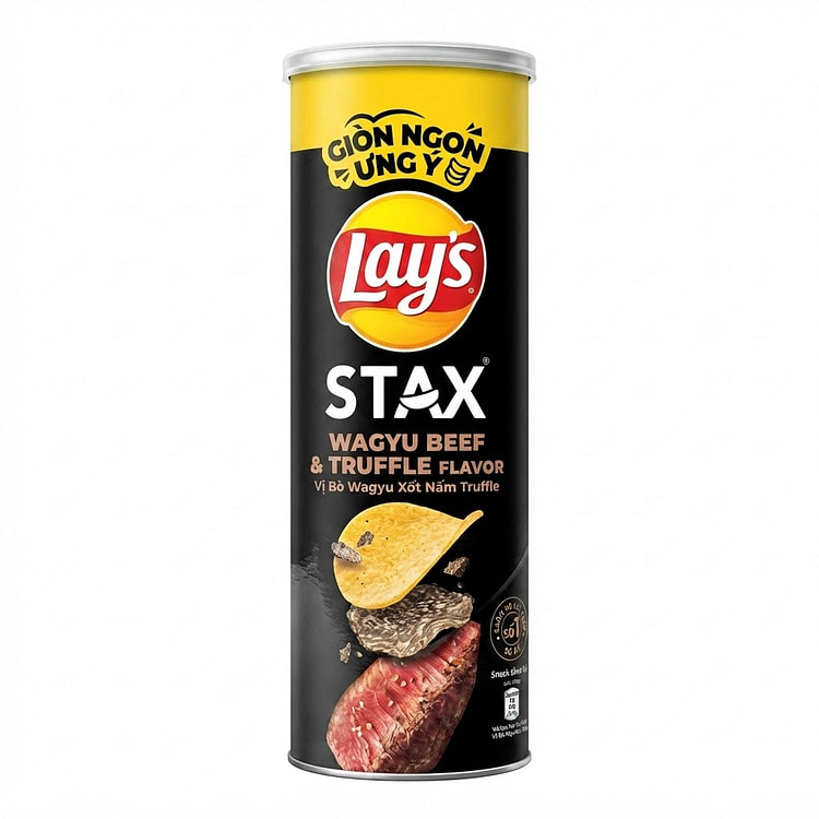 Lay Stax Wagyu Beef & Truffle Flavor Potato Crisps 1 each