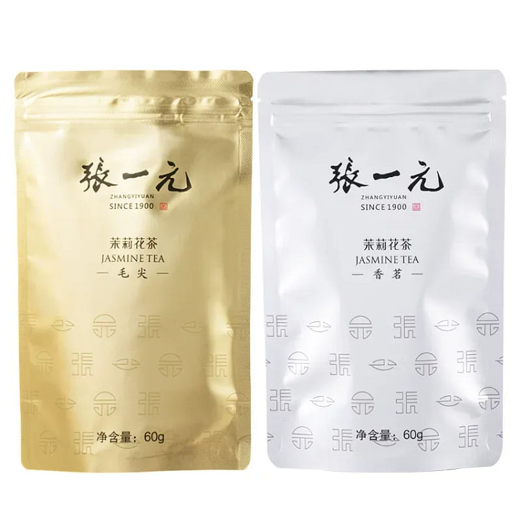 Zhang Yiyuan Jasmine Flower Tea Blend 60g x 2 bags 120 g