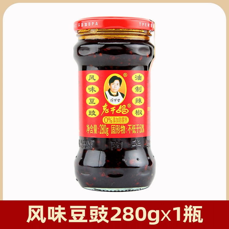 老干妈风味豆豉280g