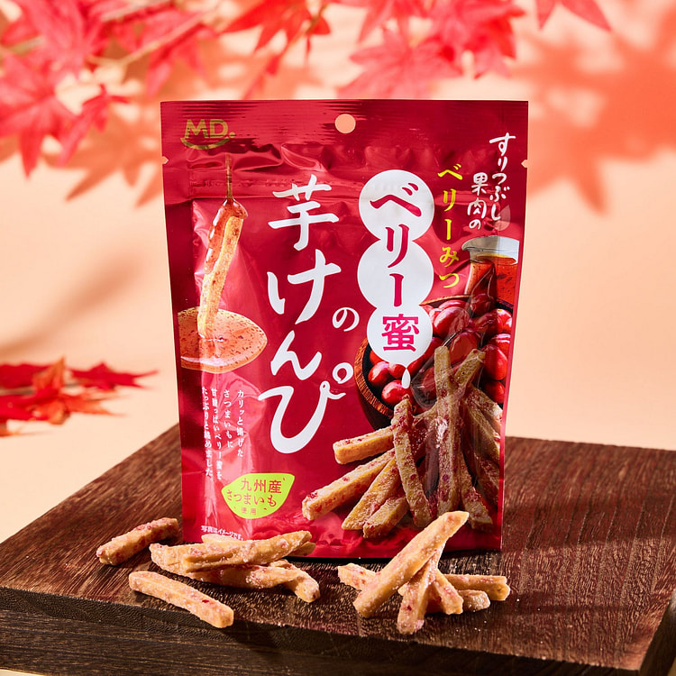 Kenpi Sweet Potato Sticks Berry 74 g