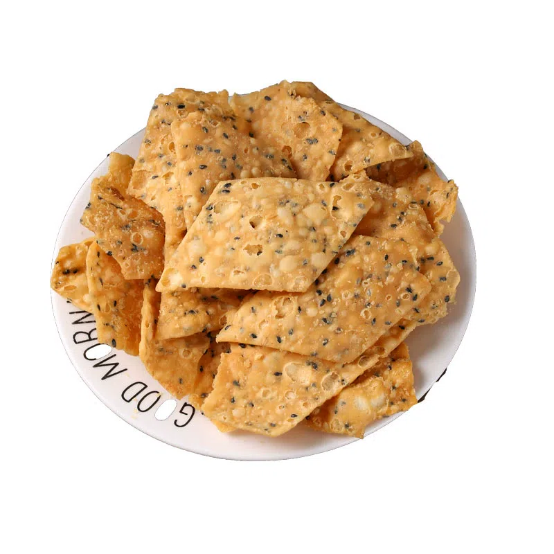 Fried Crispy Hemp Leaf Snacks, Salty Flavor 250g*1 250 g