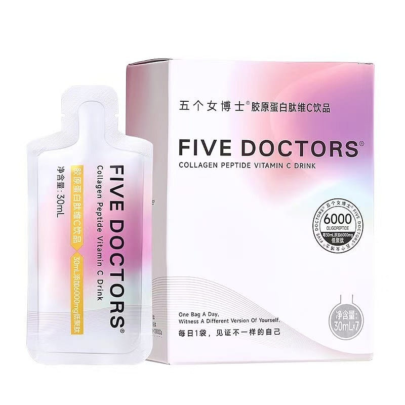 Five female doctors: collagen peptide vitamin c 1 box