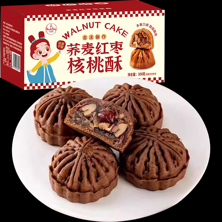 贝德佳 荞麦红枣核桃酥