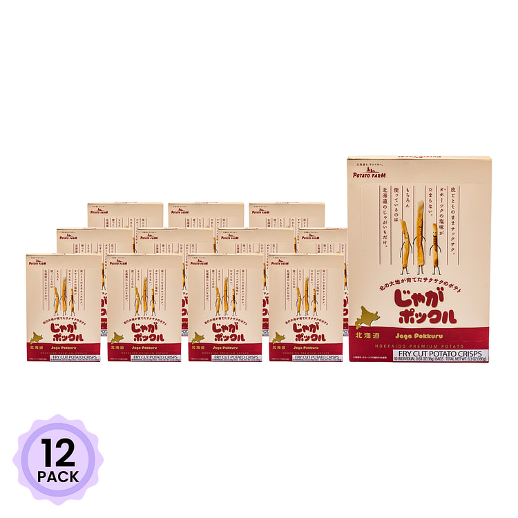 Calbee 薯条三兄弟 10包 180 克*12 包