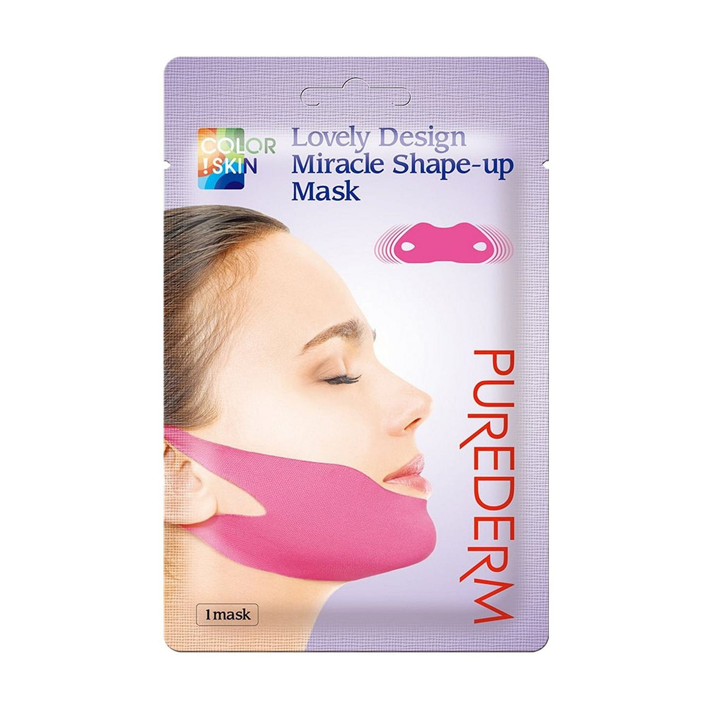 PUREDERM Lovely Design Miracle Shape-Up Mask 1Pcs 1 each