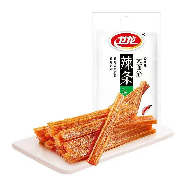 卫龙辣条大面筋香辣味休闲网红小吃儿时麻辣办公室零食65g*1袋