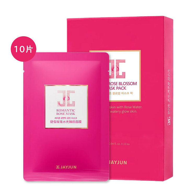 JAYJUN ROMANTIC Rose Blossom Mask Sheet 10ea 1 each