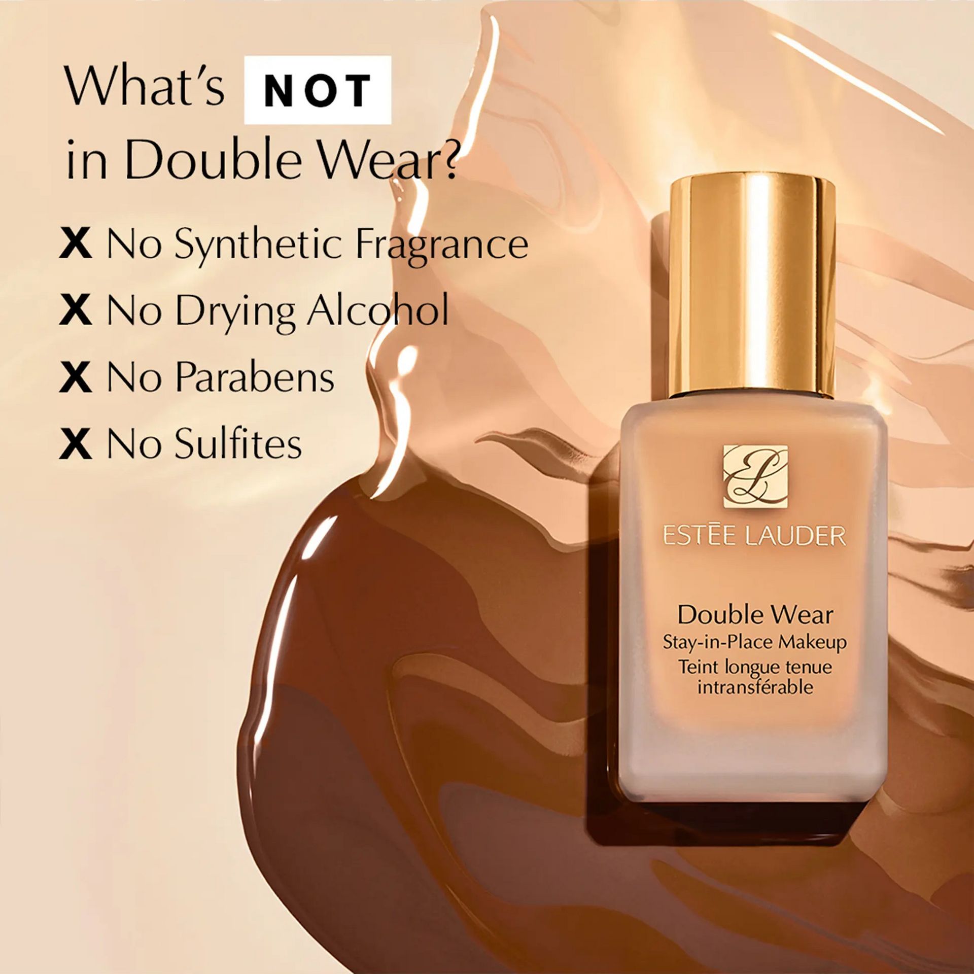 Estee Lauder Double Wear Stay-in-Place Foundation - 1W2 Sand - Weee!