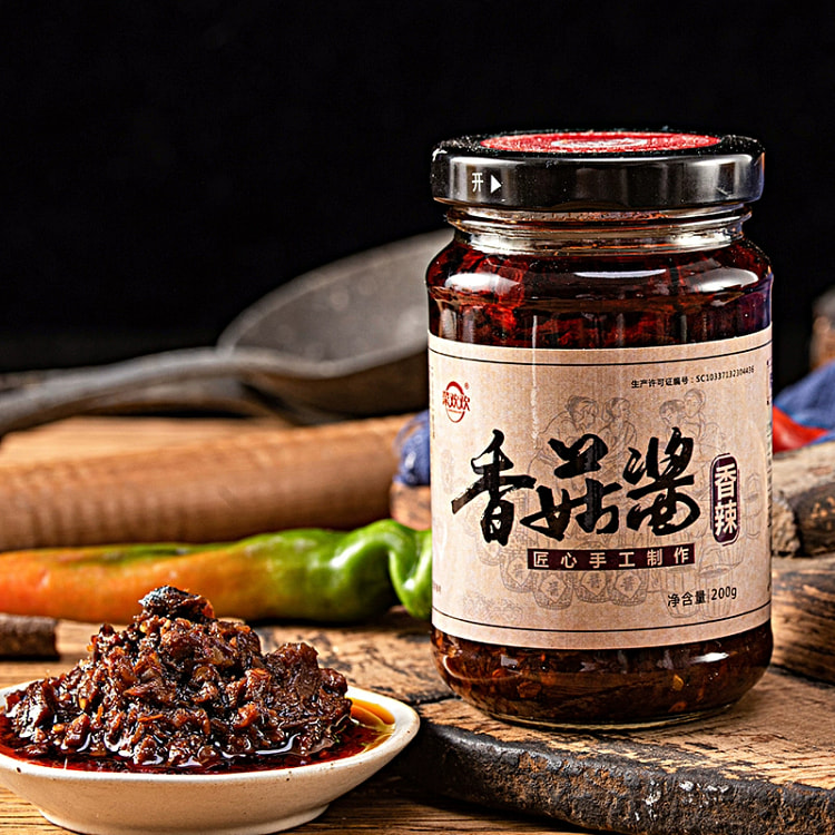 200g of spicy shiitake mushroom sauce