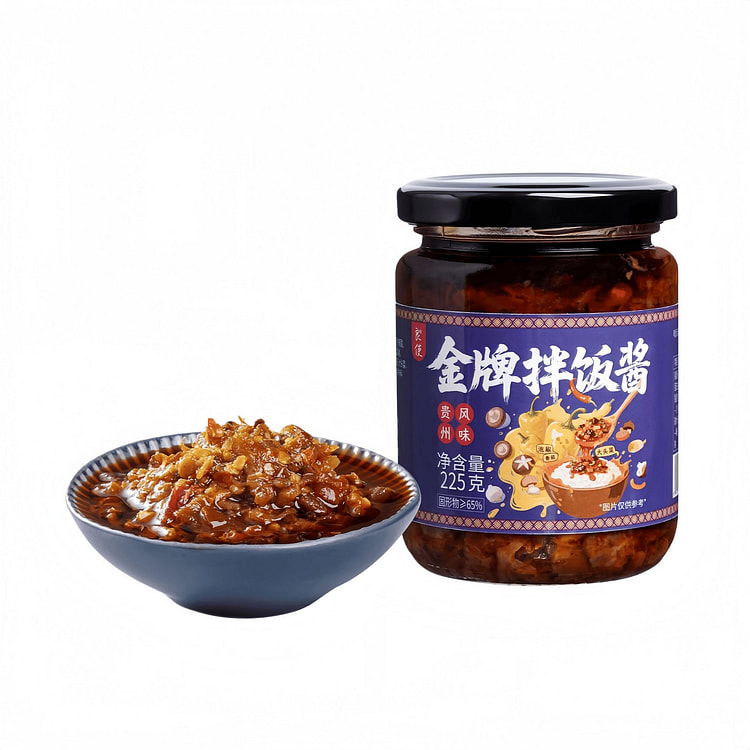 金牌拌饭酱下饭菜拌饭拌面辣椒酱火锅蘸料225g/1 225 克