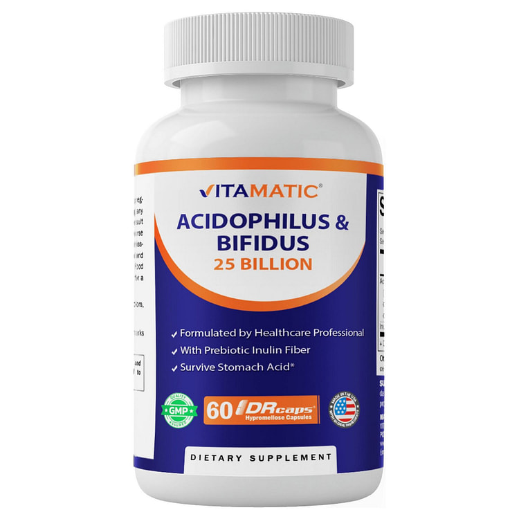Acidophilus Bifidus 25 Billion, 60 DR Capsule