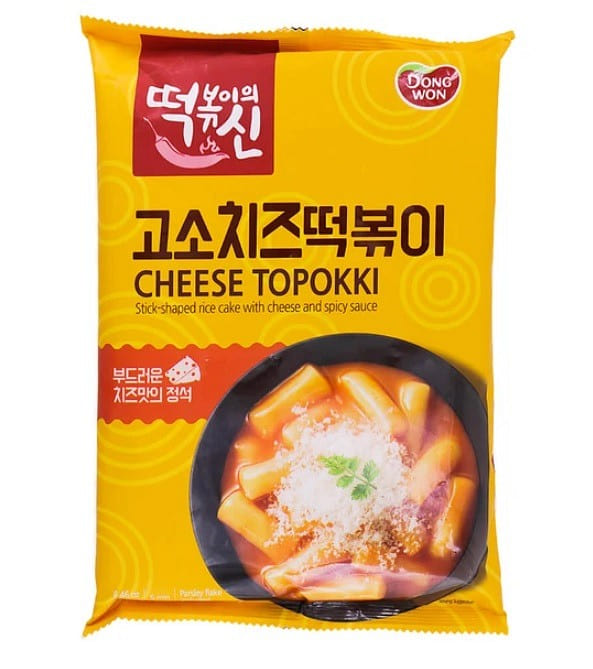 Dongwon Cheese Topokki Rice Cake 240 g