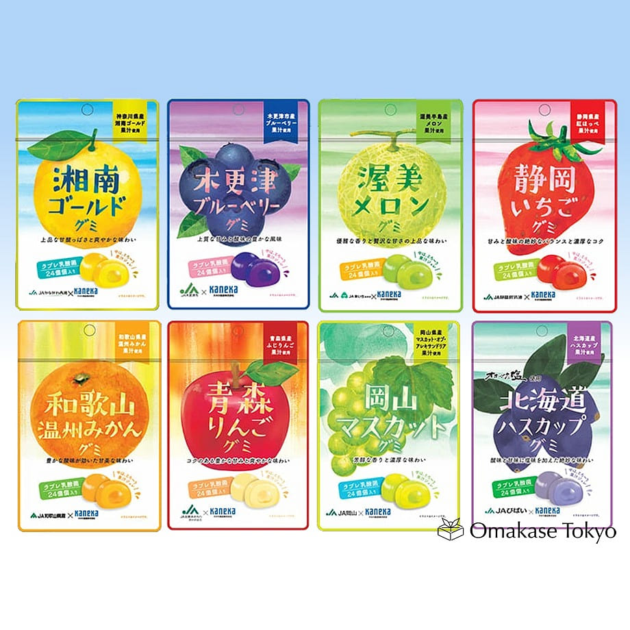 Japan Local Fruit Gummies Assortment (30 Bags) 1200 g