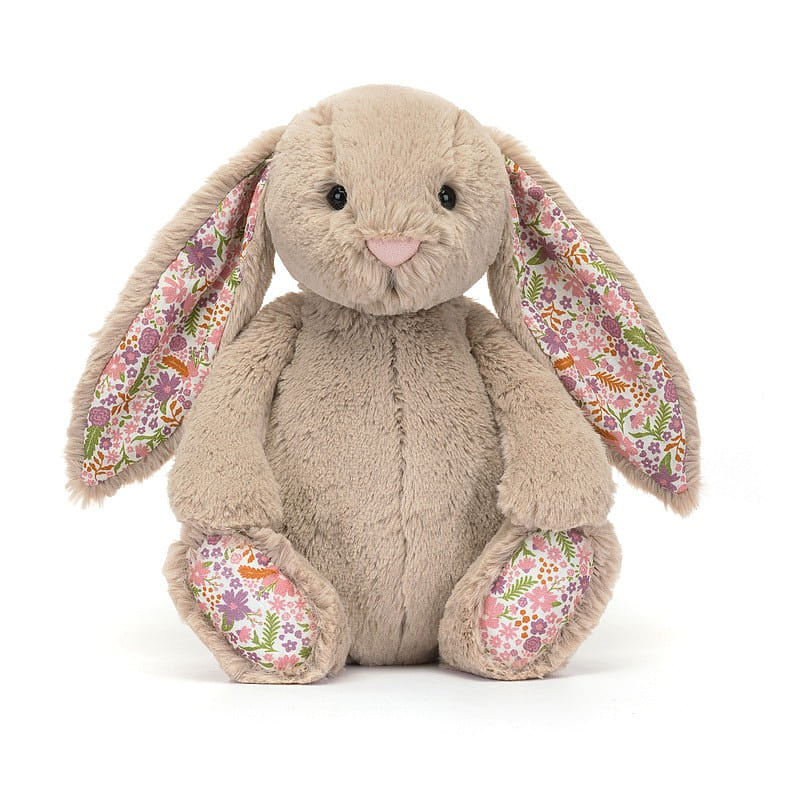Jellycat floral beige rabbit from the UK 1 each