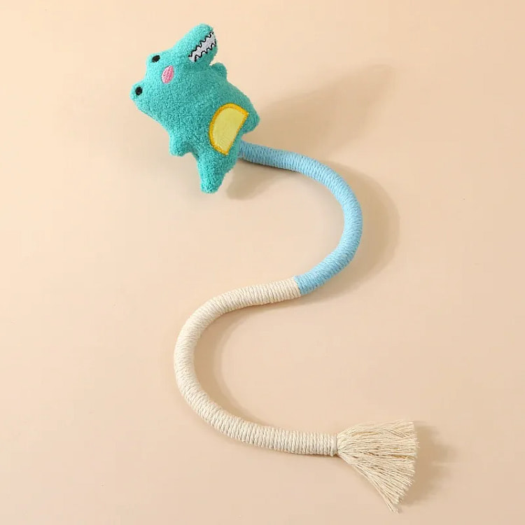 猫咪玩具（鳄鱼咬咬绳） 自嗨解闷咬咬绳逗猫棒