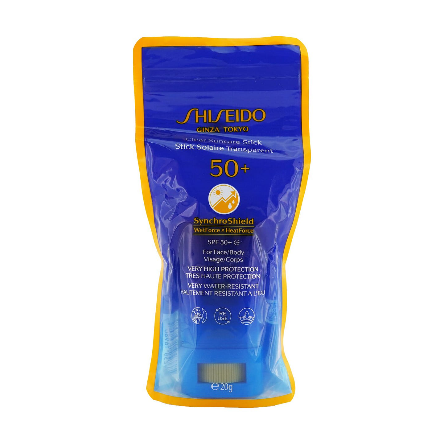Shiseido Clear Suncare Stick SPF 50+ UVA – For Face/Body (Very High Protection & Very Water-Resistant) 20g/0.7oz 20 g