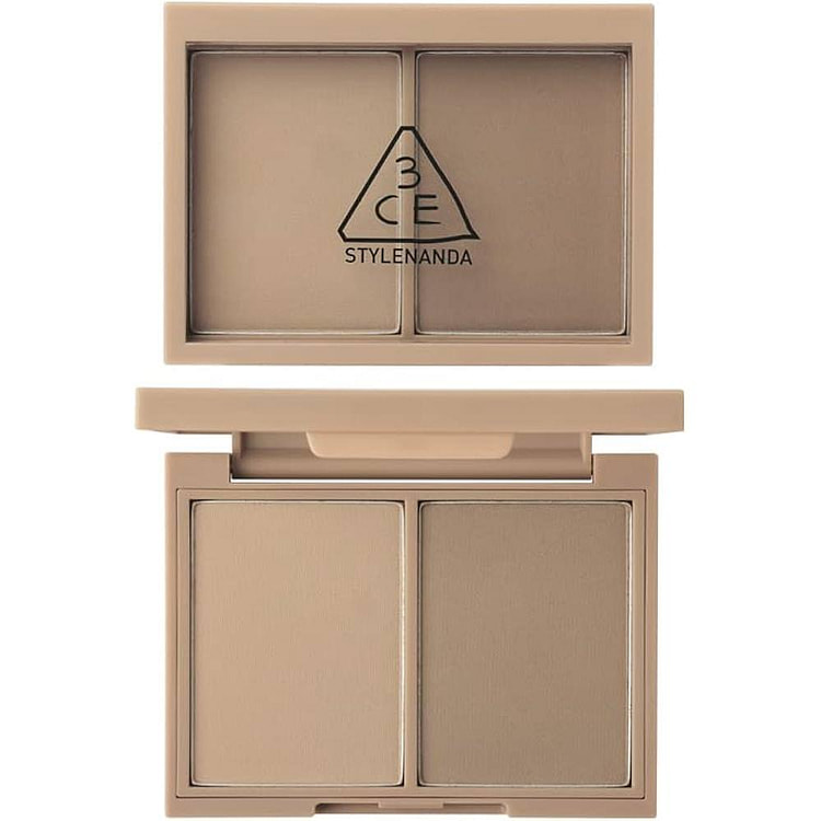 3CE Contour Shading Duo #Ash Brown Palette 1 each
