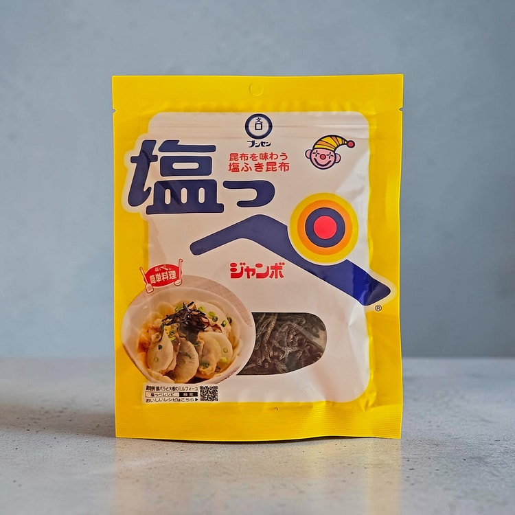 Japanese Salted Kombu Prepared Seaweed Shio Kombu 47 g