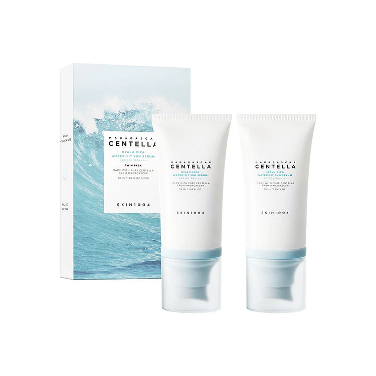 SKIN1004 Hyalu-Cica Water-Fit Sun Serum SPF50+ PA++++ (TWIN Pack)