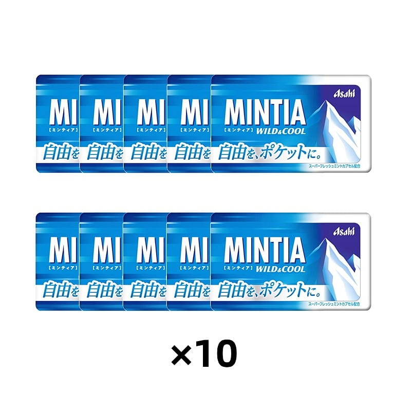 Asahi Mintia Wild & Cool 50 tablets *10 1 each