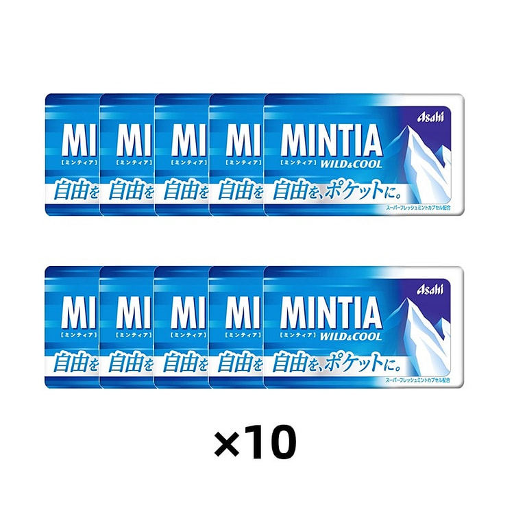 Asahi Mintia Wild & Cool 50 tablets *10 1 each