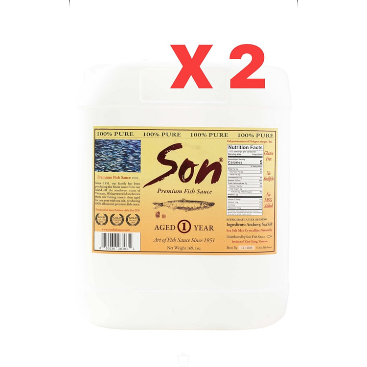 SON 鱼露 1 年 100% 天然组合 X 2