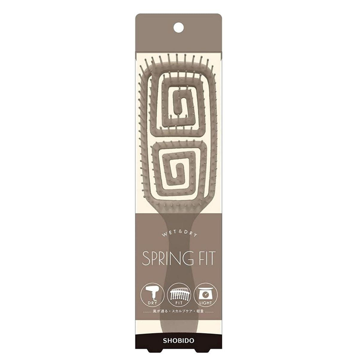 SHO-BI Spring Fit Scalp Care Scalp Massage Brown 1 count